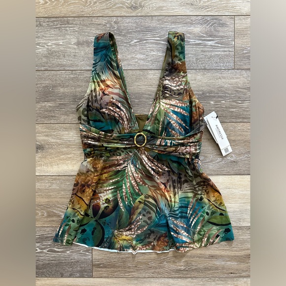 ✨ NWT ✨Amoressa Swimwear tankini top - Picture 7 of 14